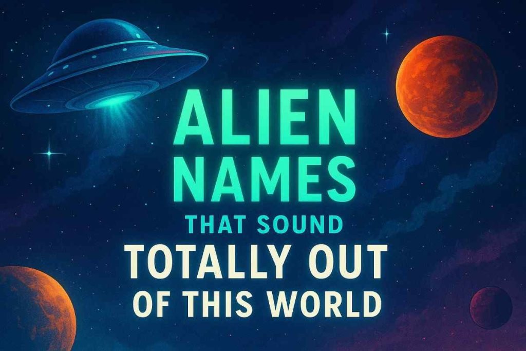 Inspiration & Examples of Alien Names from Fiction for Writers