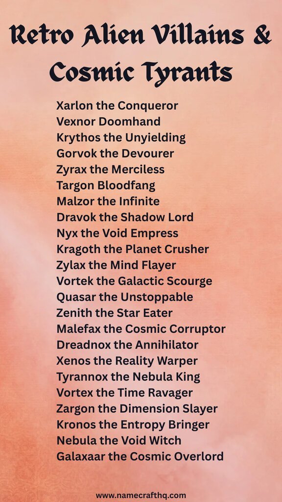 Integrating Alien Names into Sci-Fi Narratives Elevates Storytelling